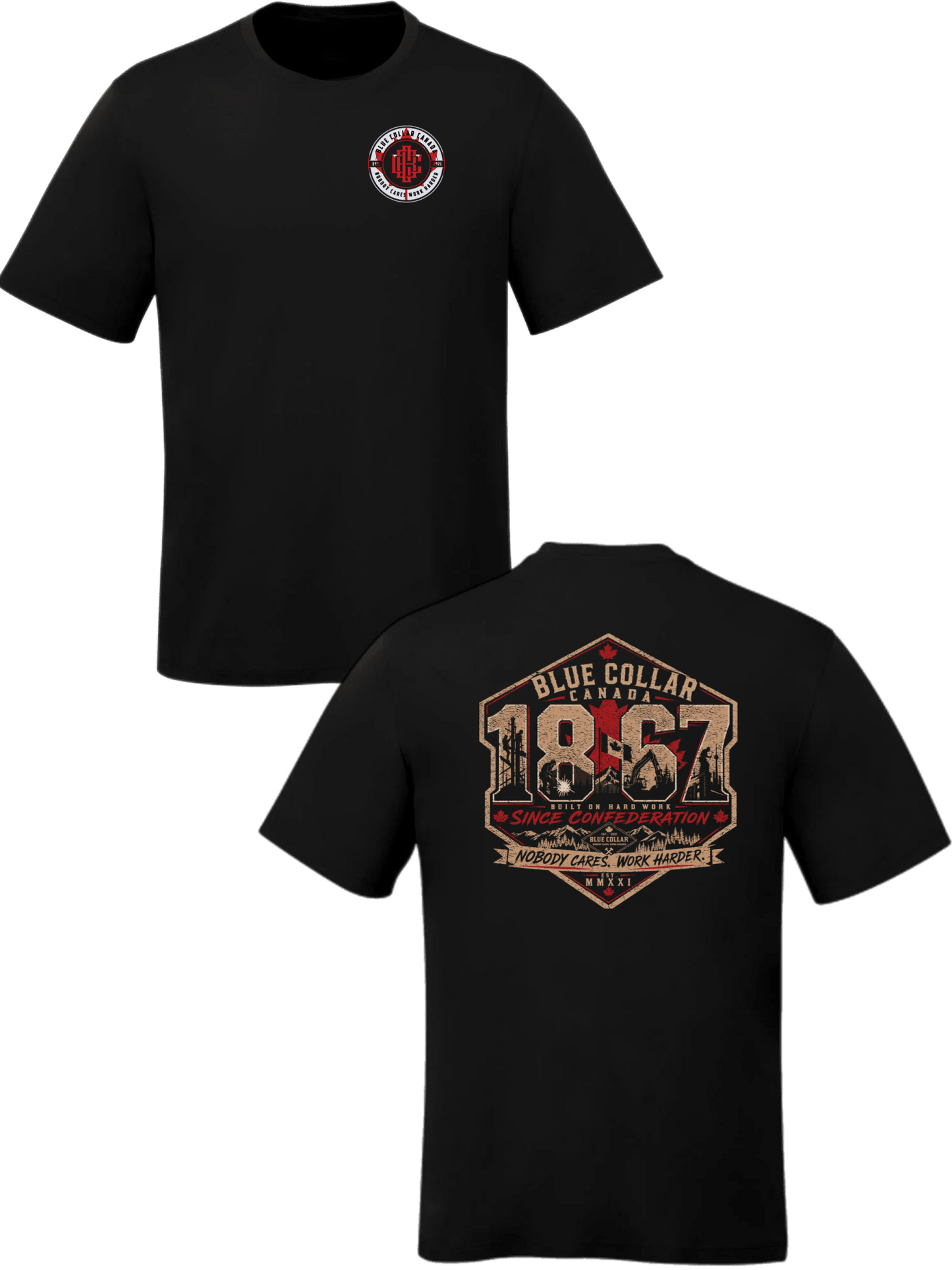 1867 Tee - Blue Collar Canada
