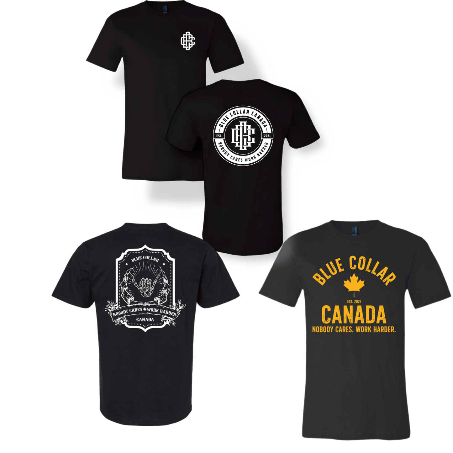 3 Tee Combo - Blue Collar Canada