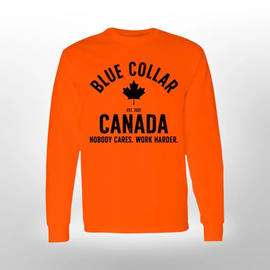 Hi - Viz Work Harder Long Sleeve - Blue Collar Canada