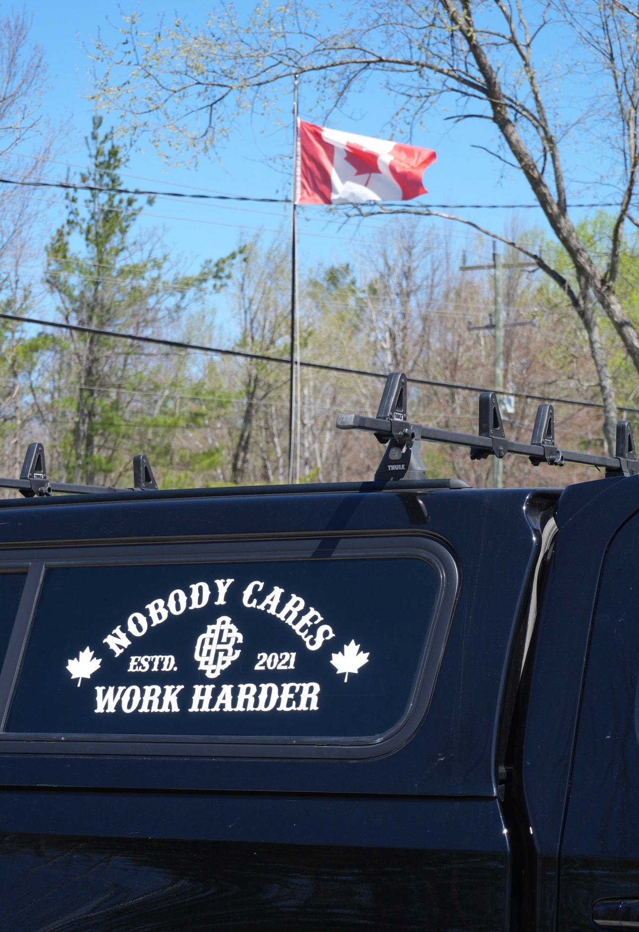 NCWH 24"x10" Window Decal - Blue Collar Canada