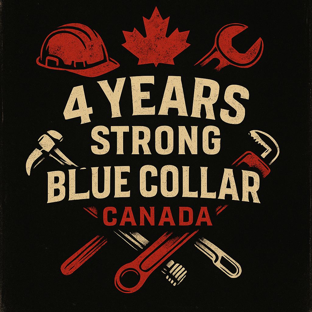Four Years of Blue Collar Canada: Built by the Community, Driven by Hard Work - Blue Collar Canada