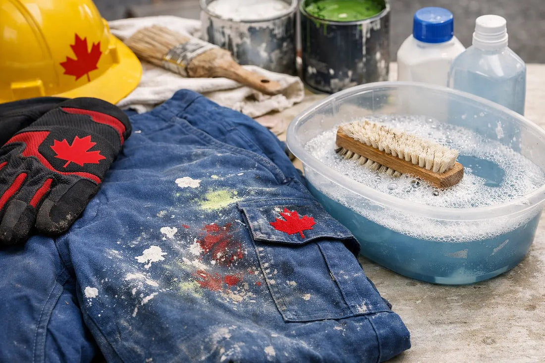 How to Remove Paint Stains From Work Clothes - Blue Collar Canada