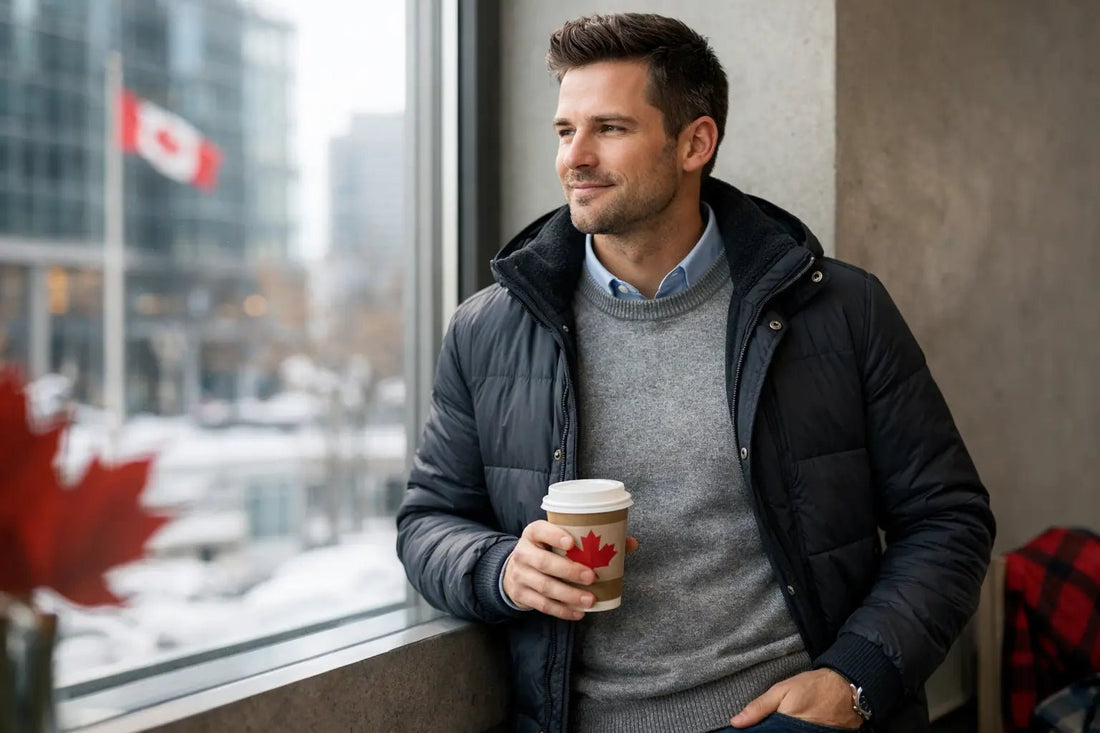 How to Wear Crewneck Layers Without Bulk - Blue Collar Canada