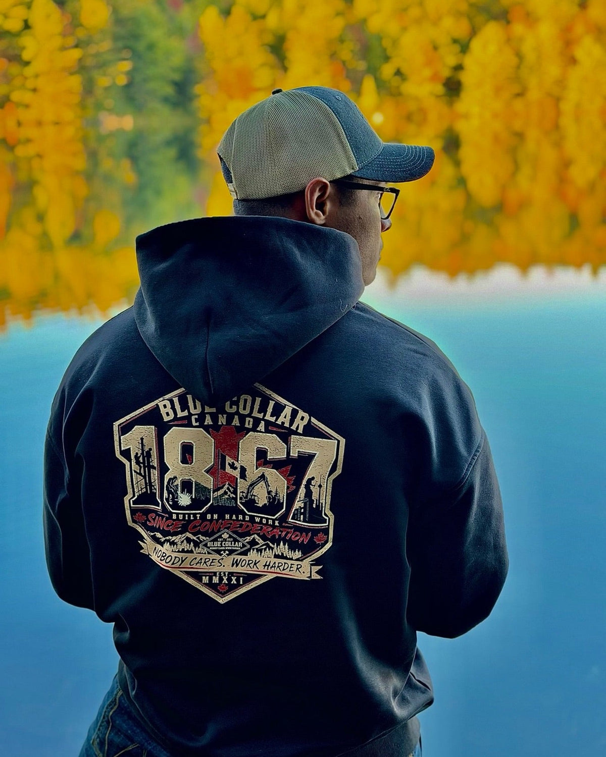 1867 Hoodie - Blue Collar Canada