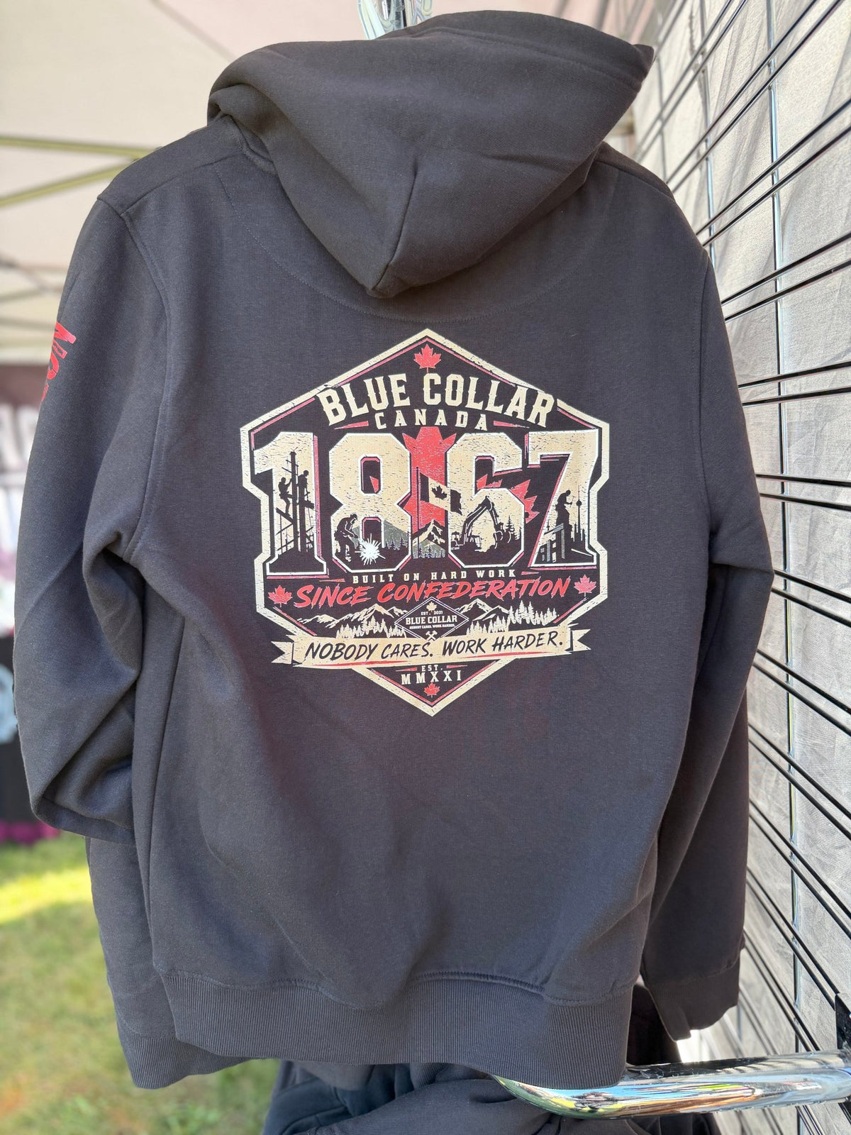 1867 Hoodie - Blue Collar Canada