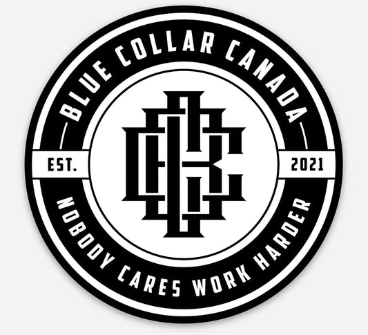 3" Circular Decal - Blue Collar Canada