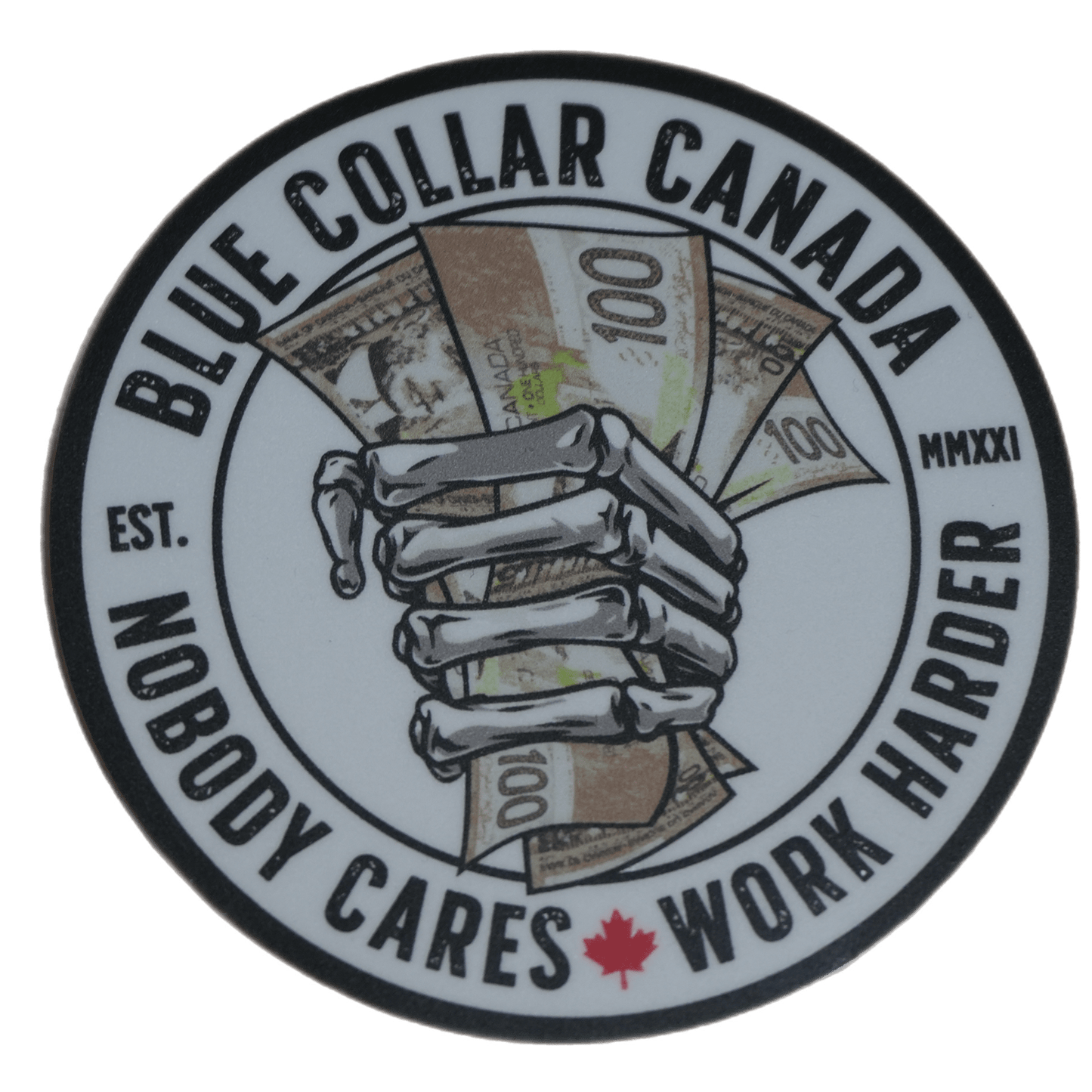 3" Pay Up Decal - Blue Collar Canada