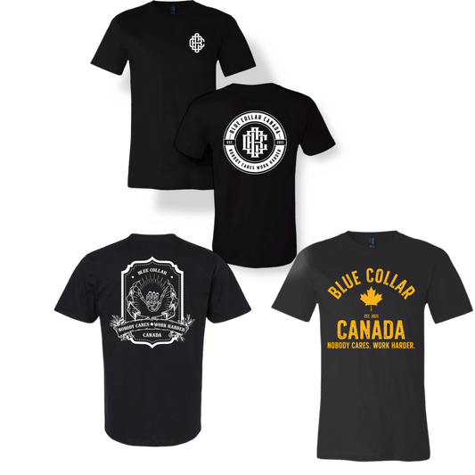 3 Tee Combo - Blue Collar Canada