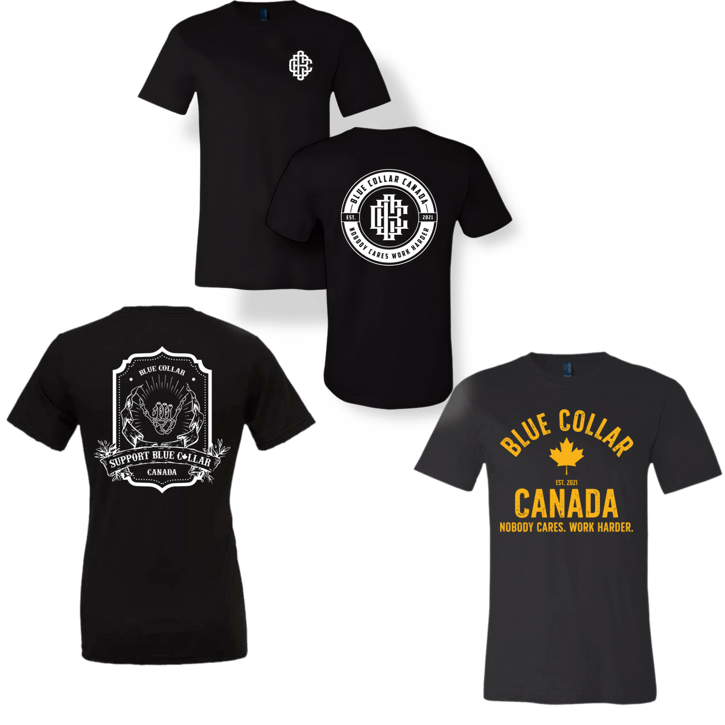 3 Tee Combo - Blue Collar Canada