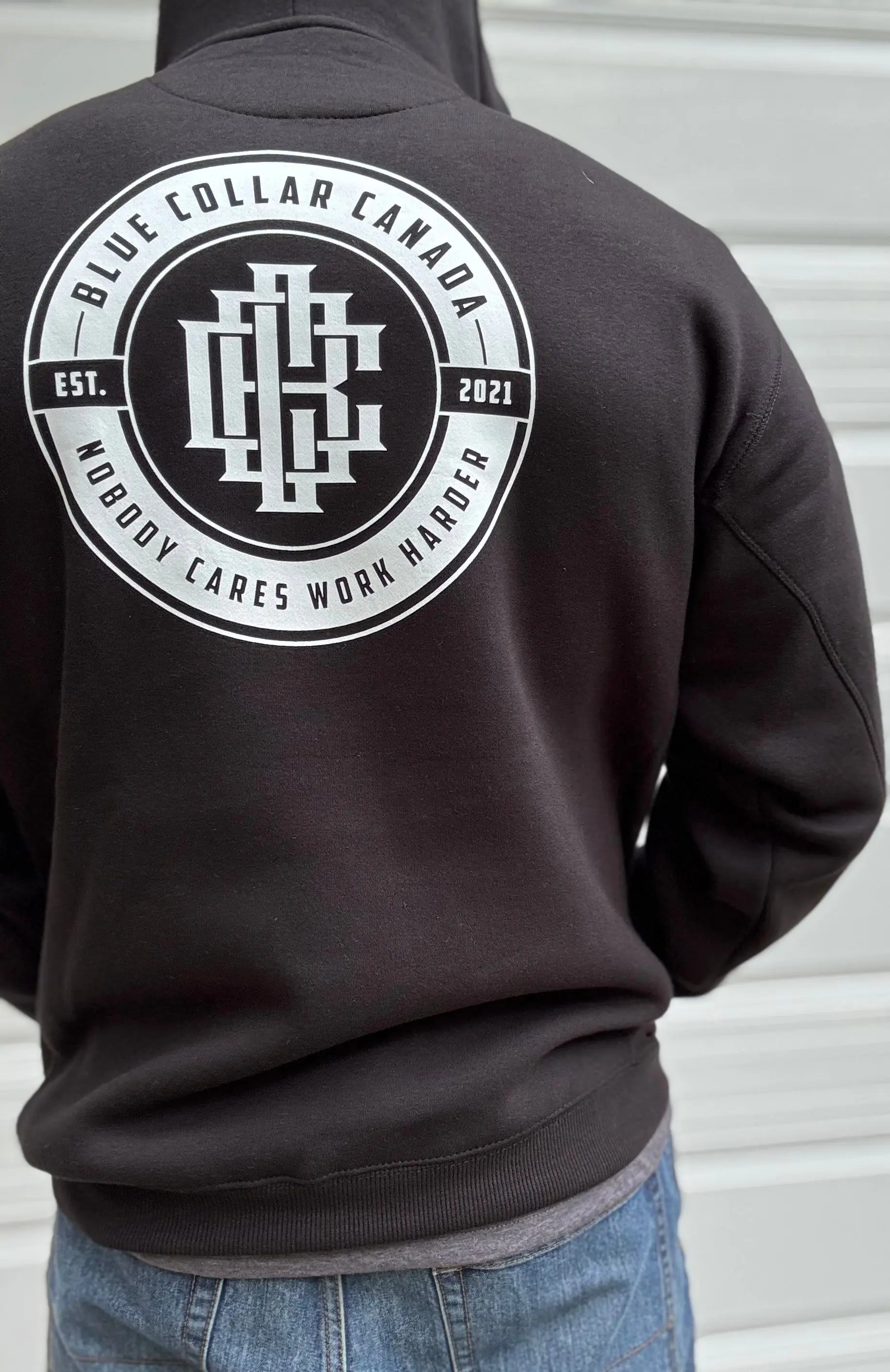 BCC Hoodie (Copy) Blue Collar Canada