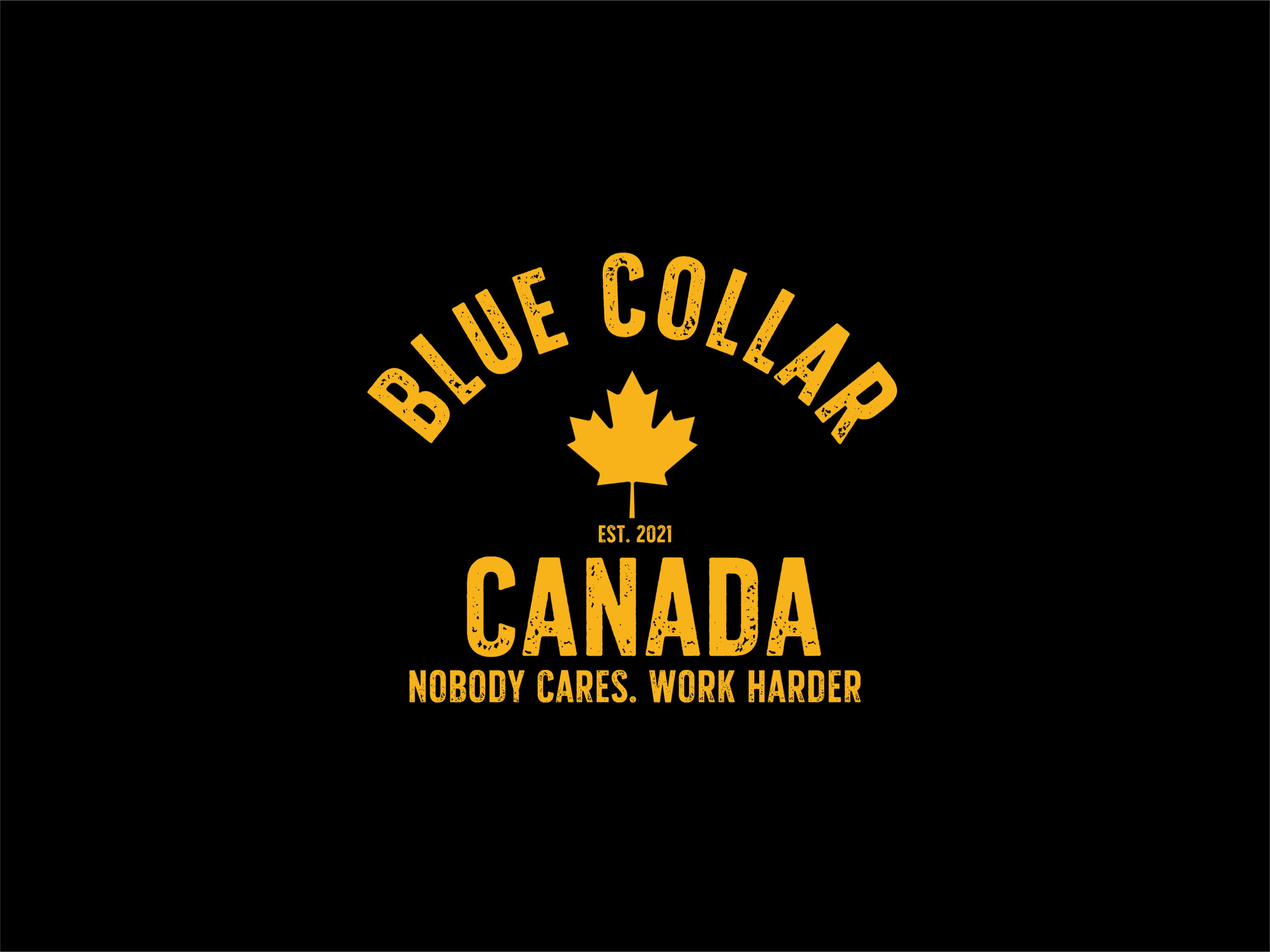 Support Hoodie  Blue Collar Canada