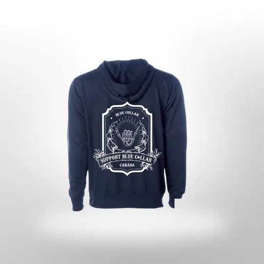 Support Hoodie - Blue Collar Canada