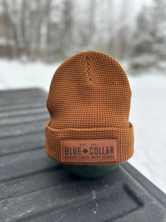 Waffle Knit Toque - Blue Collar Canada