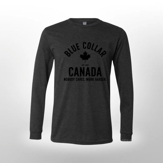 Work Harder Long Sleeve - Blue Collar Canada