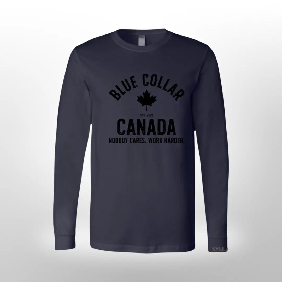 Work Harder Long Sleeve - Blue Collar Canada