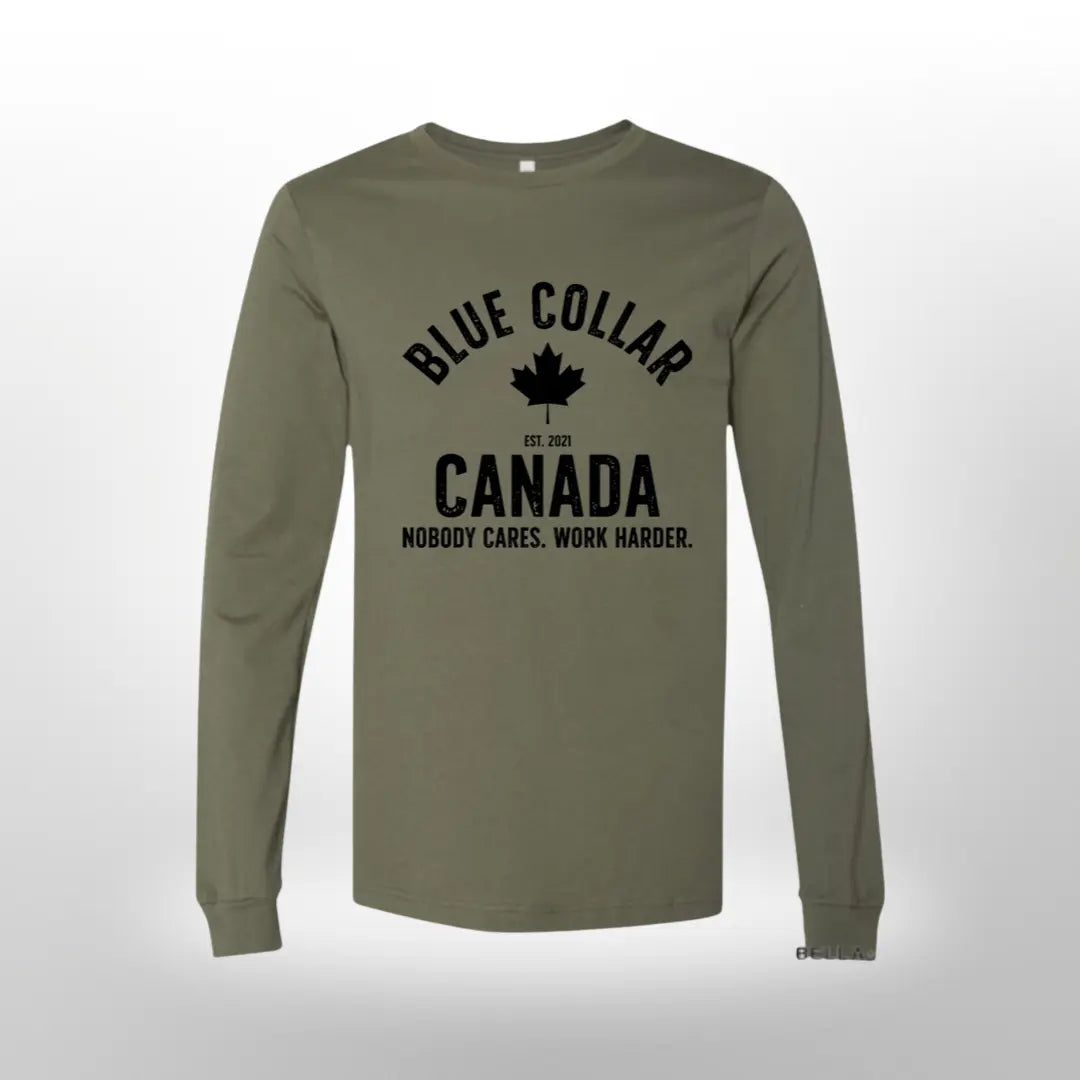 Work Harder Long Sleeve - Blue Collar Canada