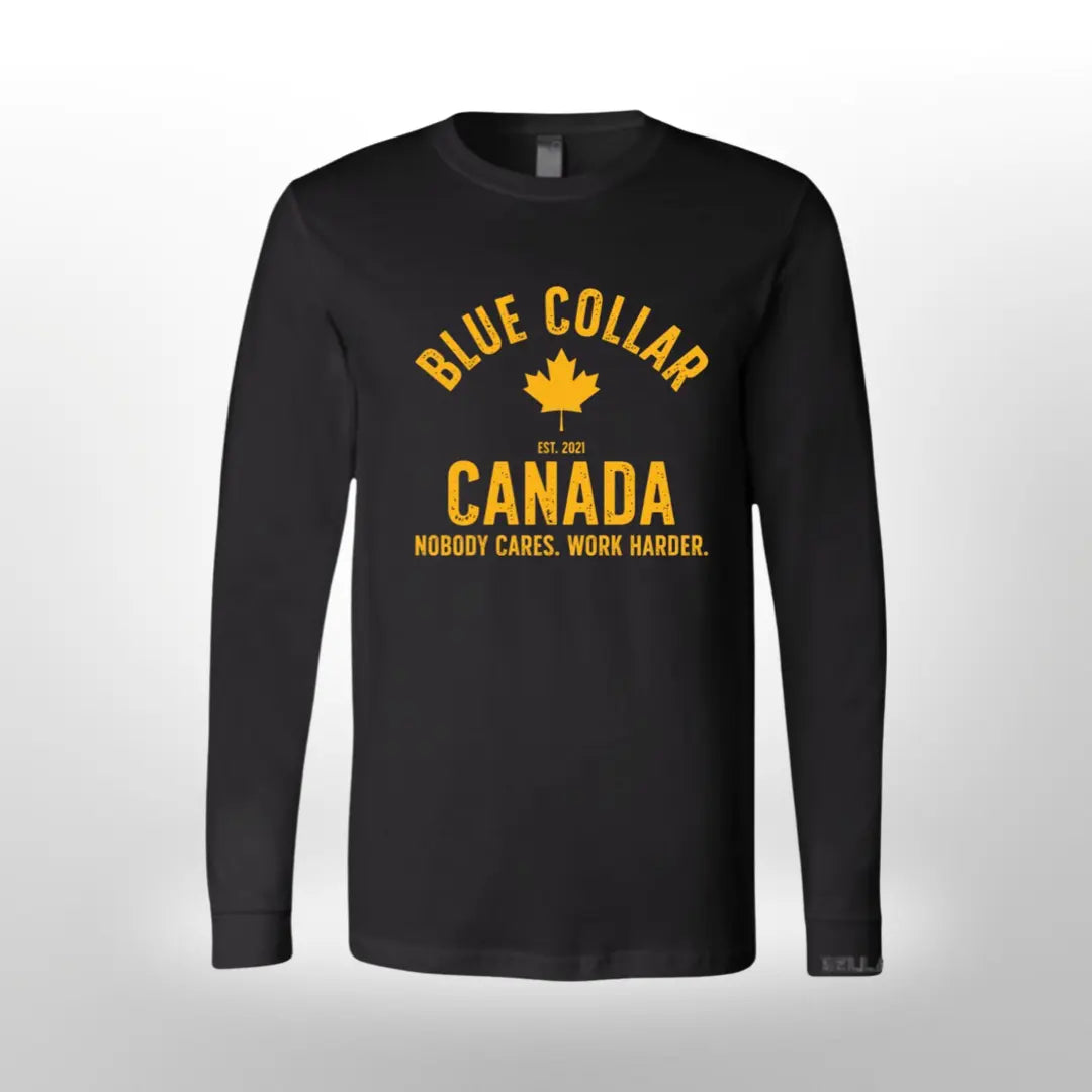 Work Harder Long Sleeve - Blue Collar Canada