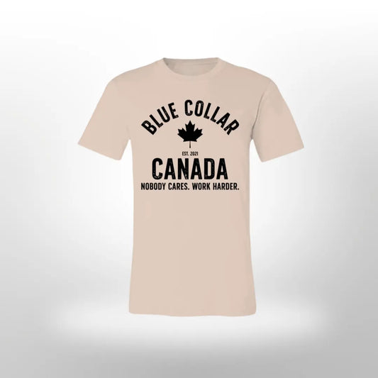 Work Harder Tee - Blue Collar Canada