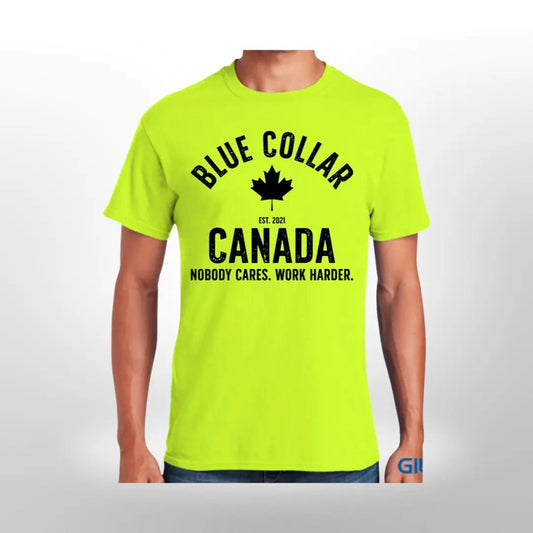 Hi - Viz Work Harder Tee - Blue Collar Canada