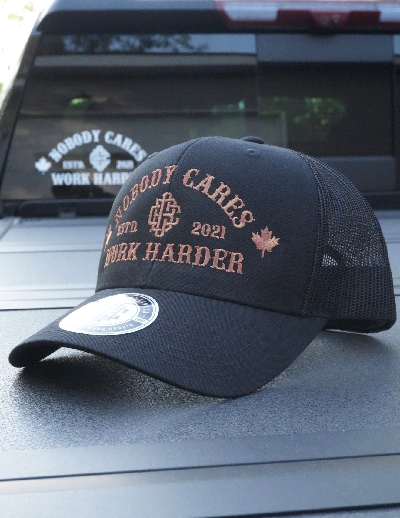 The Penny Trucker- Curved - Blue Collar Canada