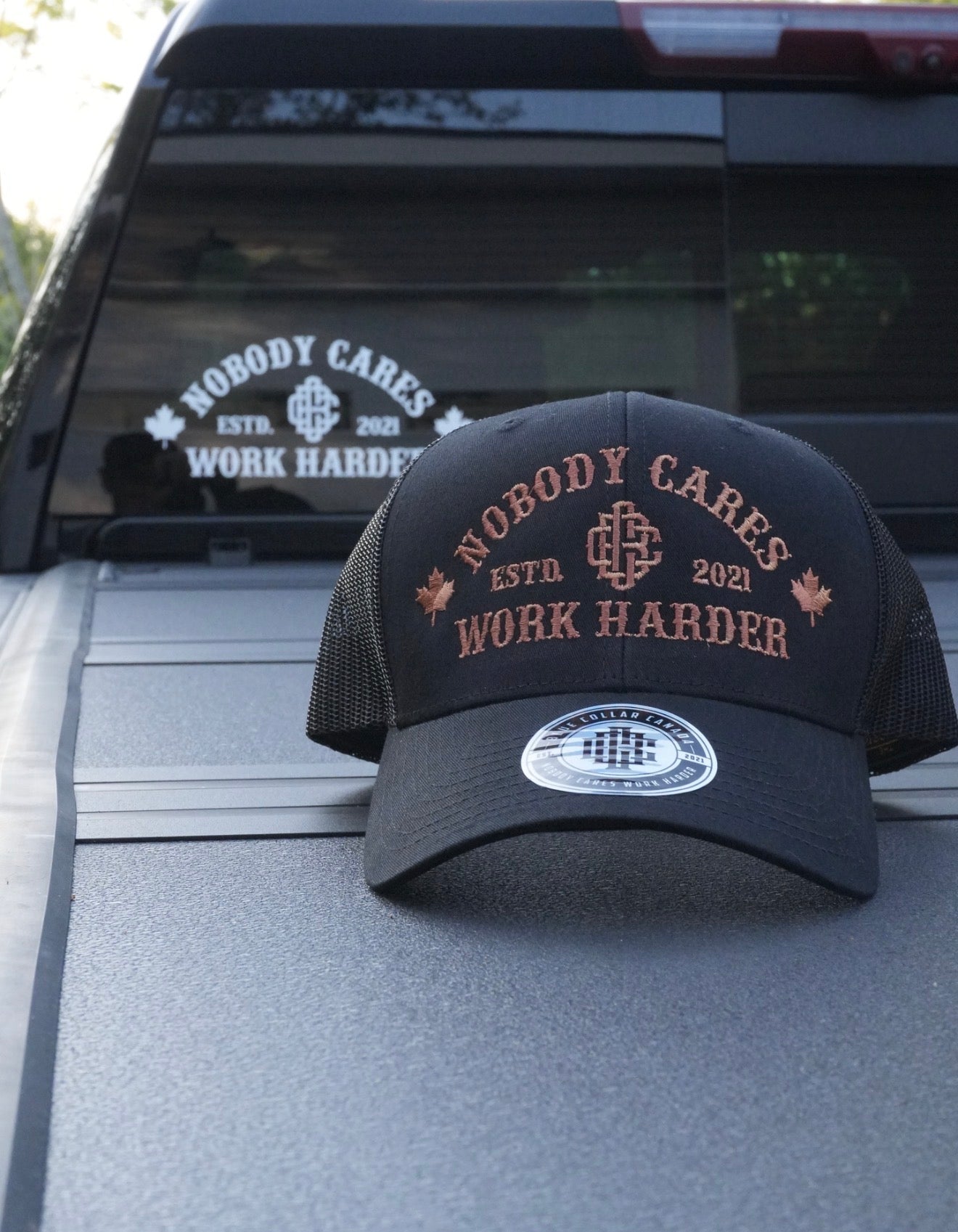 The Penny Trucker- Curved - Blue Collar Canada