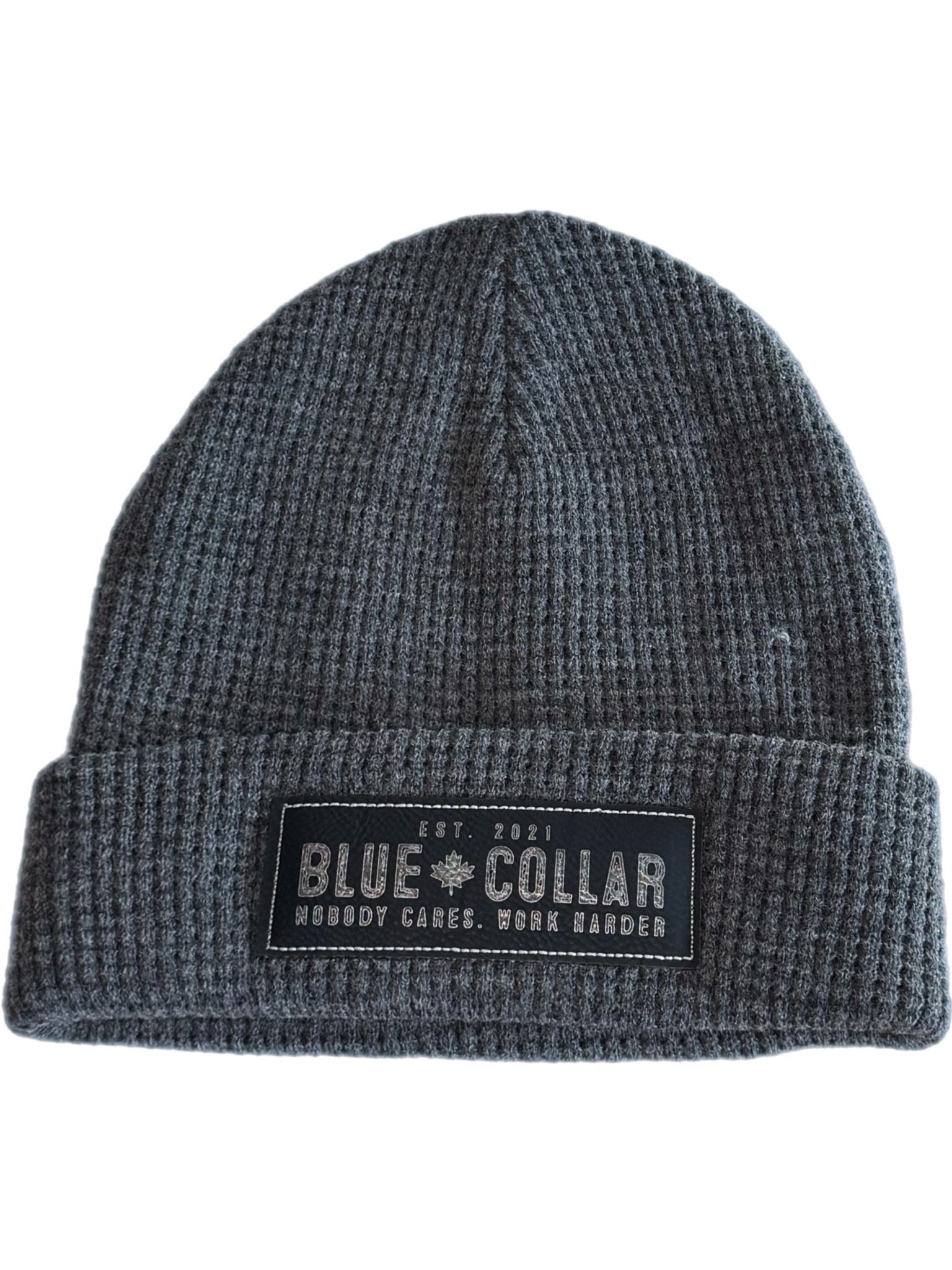 Waffle Knit Toque - Blue Collar Canada