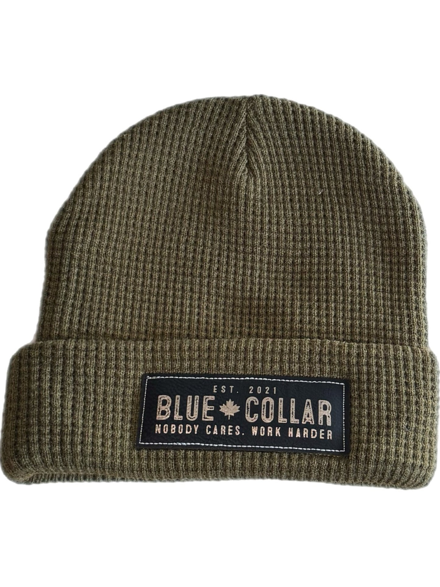 Waffle Knit Toque - Blue Collar Canada