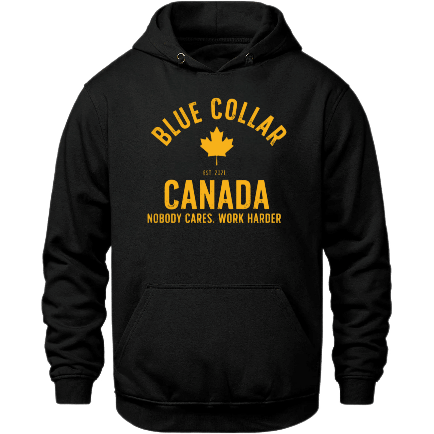 Work Harder Hoodie - Blue Collar Canada