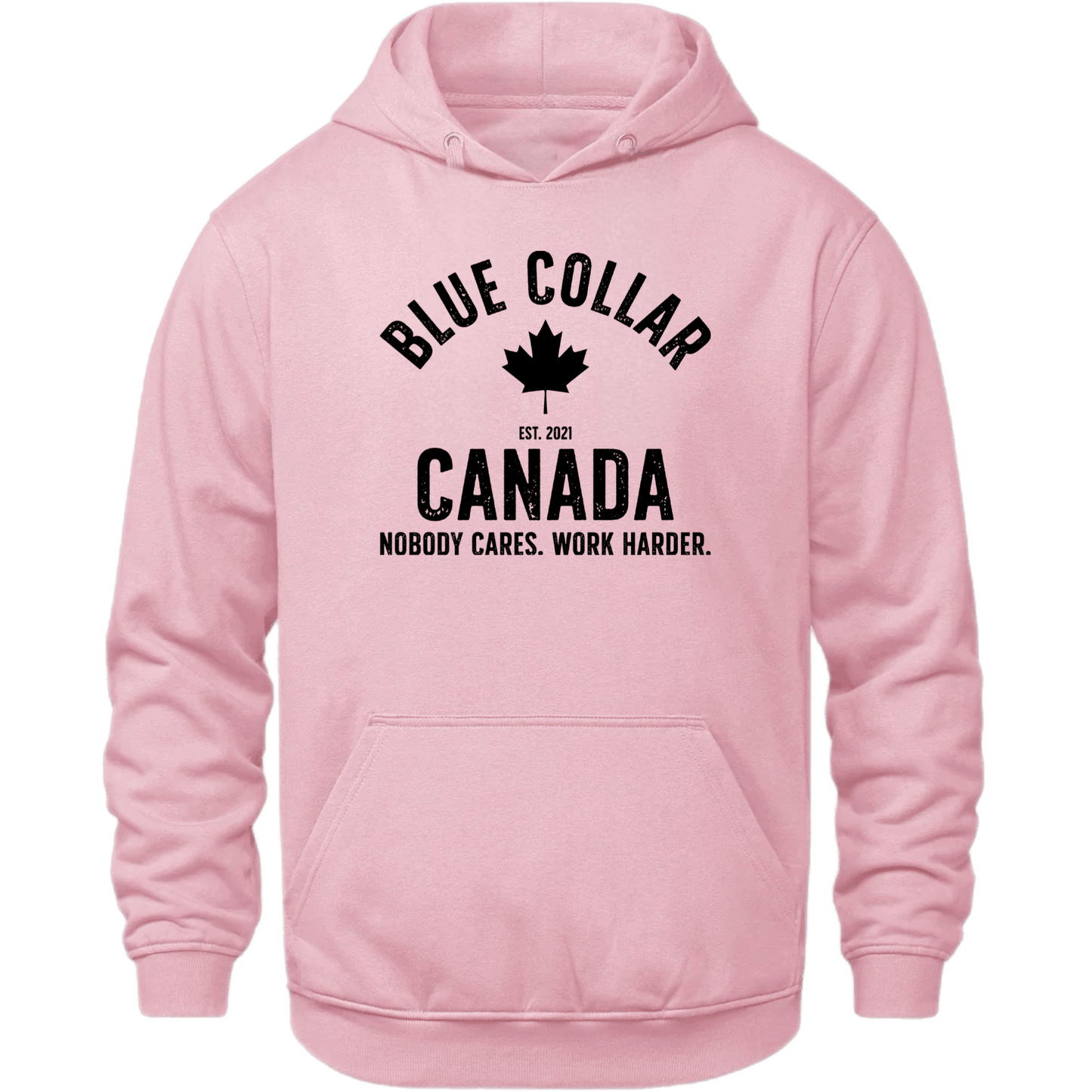 Work Harder Hoodie - Blue Collar Canada
