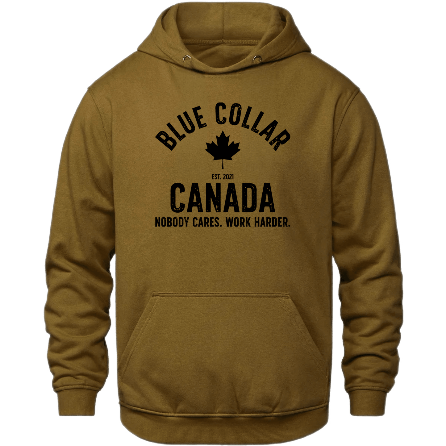 Work Harder Hoodie - Blue Collar Canada