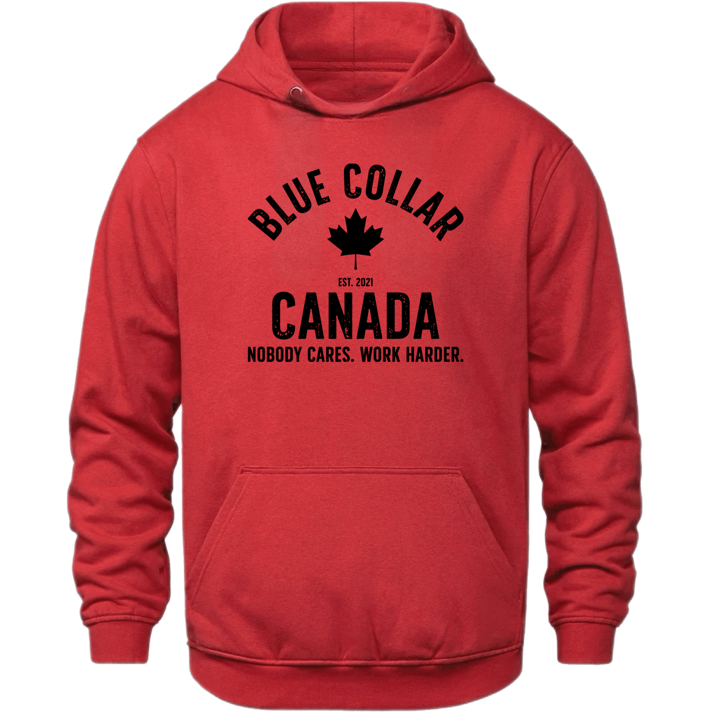 Work Harder Hoodie - Blue Collar Canada