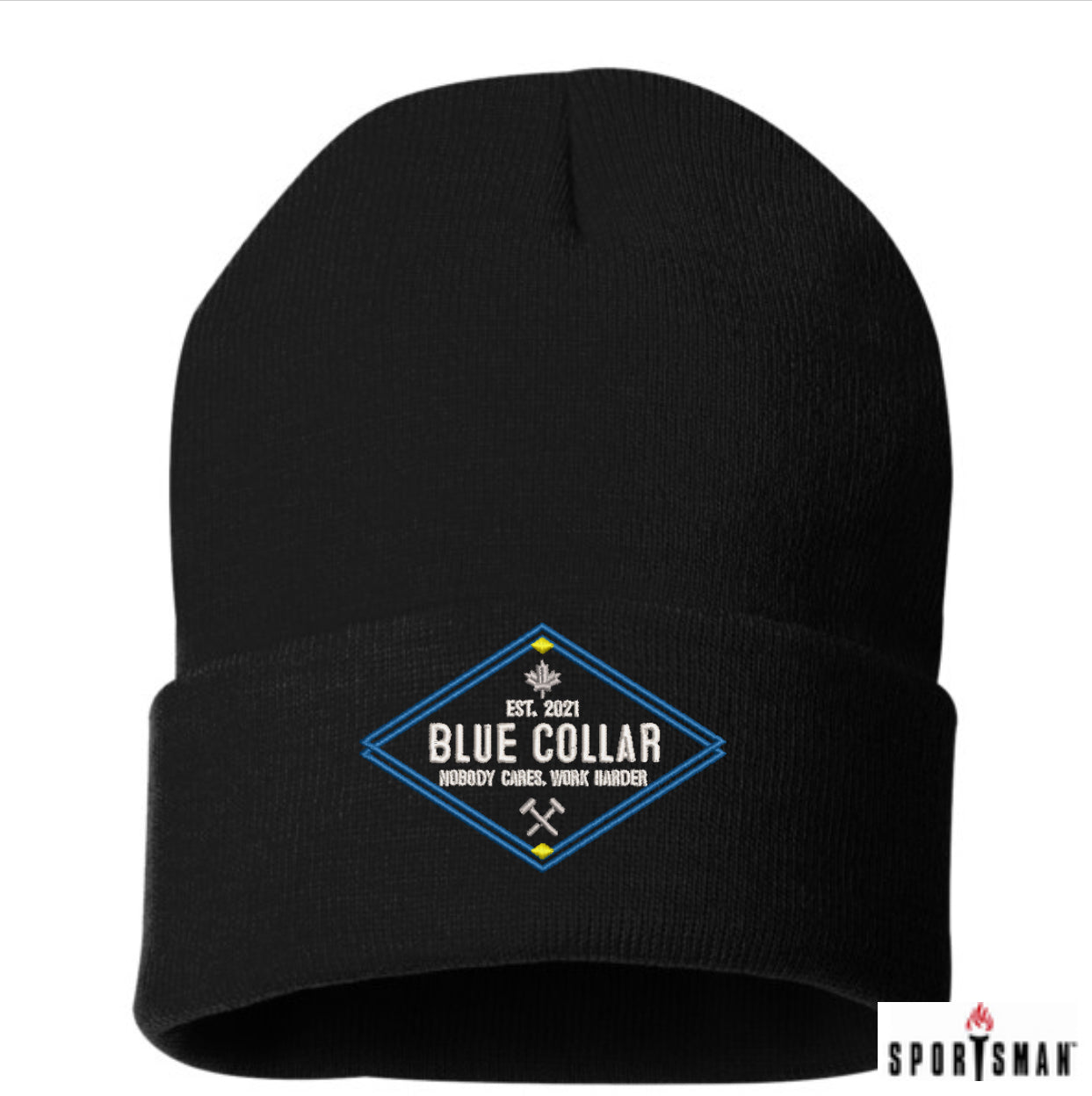 Blue Collar Embroidered Toque - Blue Collar Canada