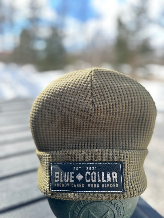 Waffle Knit Toque - Blue Collar Canada
